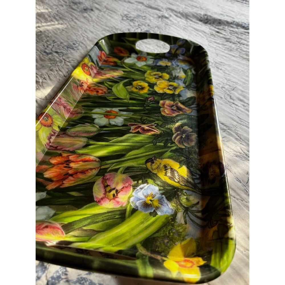 cottage core floral grandma core decor tray